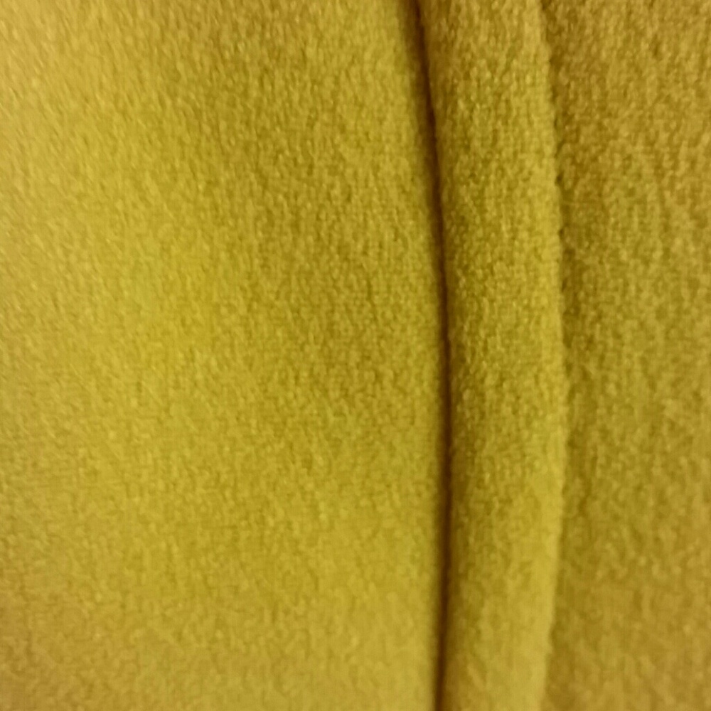 YELLOW COAT W/COLLAR & WRIST DETAIL - Picture 2 of 2